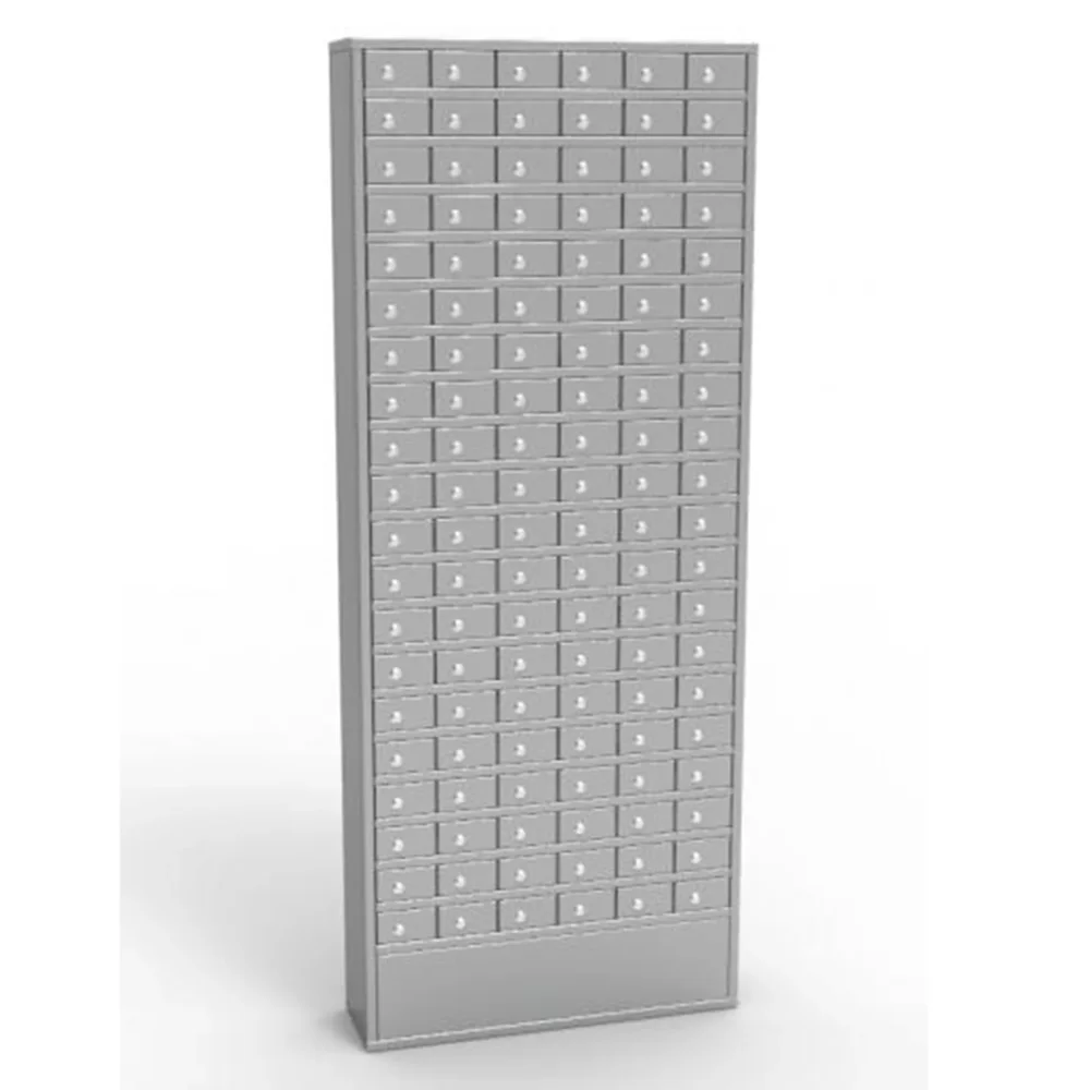 Шкаф металлический для телефонов ШМТ-120 на 120 ячеек с ключевыми замками