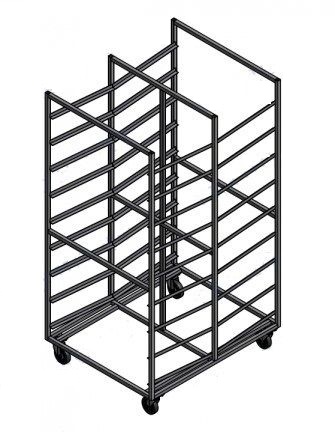 Стеллаж-шпилька СТС-819/907 для хлебных лотков