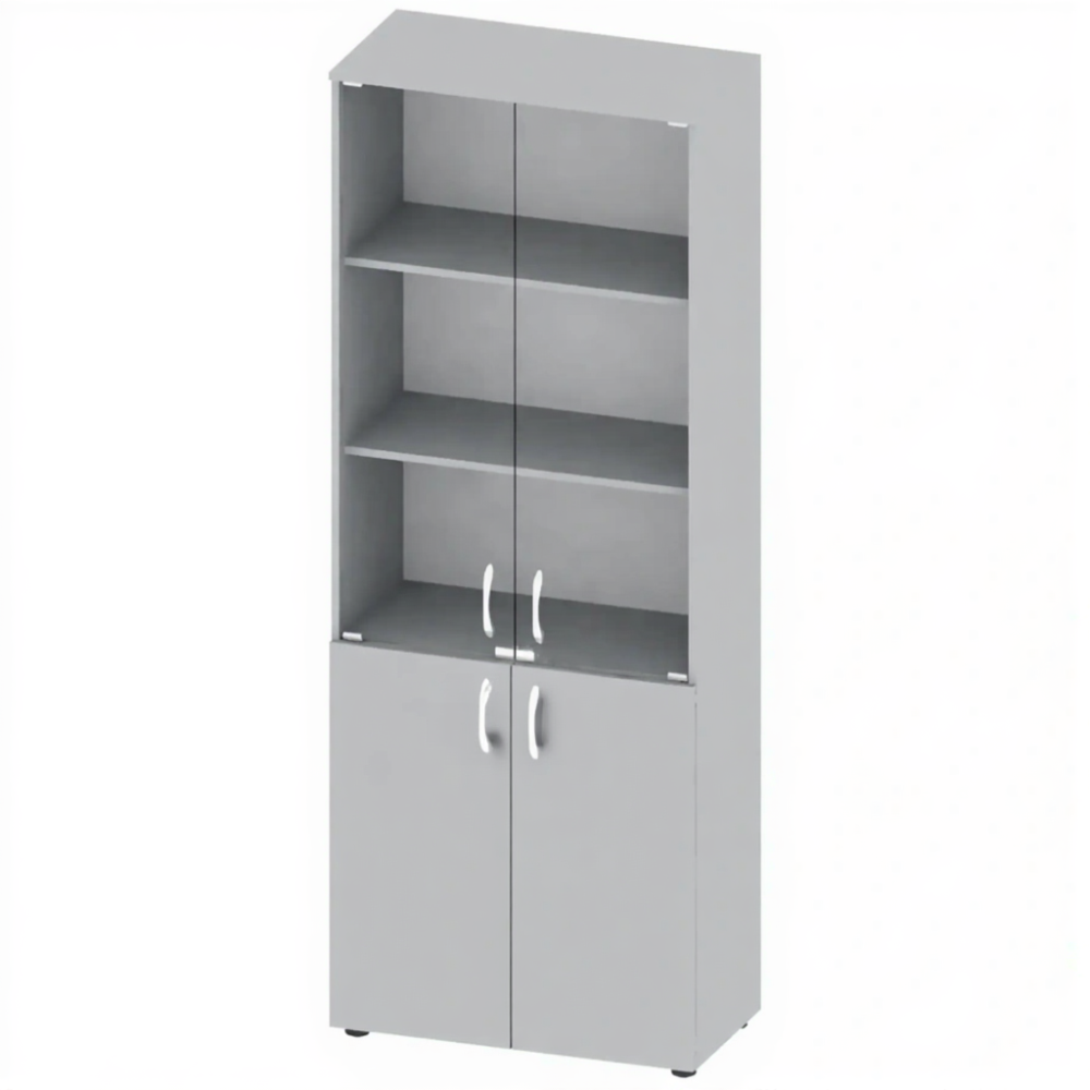 Шкаф для документов канцелярский стекло 2020 мм ОФ-СТ-154-1