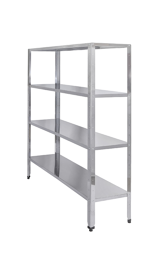 Стеллаж кухонный Luxstahl СР-1800х1900х400/4 нерж
