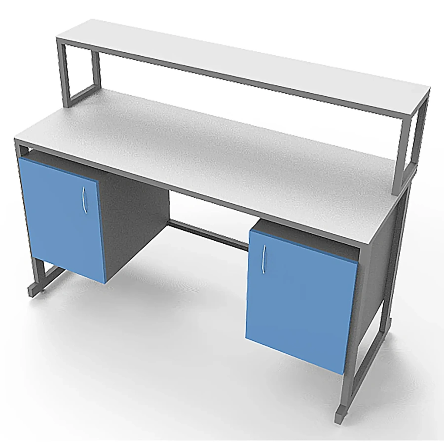 Стол лабораторный с керамикой СЛк 21.005 (белый)