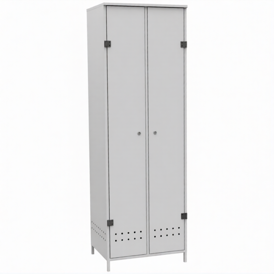 Шкаф для 2-х газовых баллонов ШГБК-021 на ножках усиленный