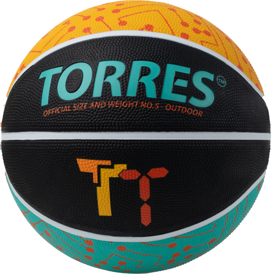 Мяч баскетбольный TORRES TТ, Размер 5
