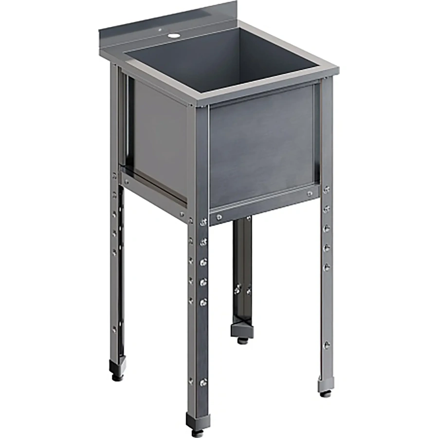 Ванна моечная односекционная с бортом ВМС-1/6-Б-ЭН