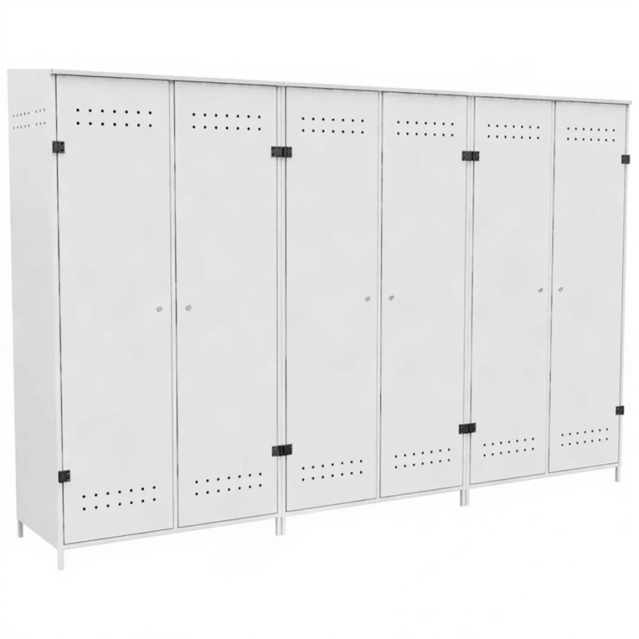 Шкаф металлический для газовой рампы (5 баллонов) 2000х3006х560