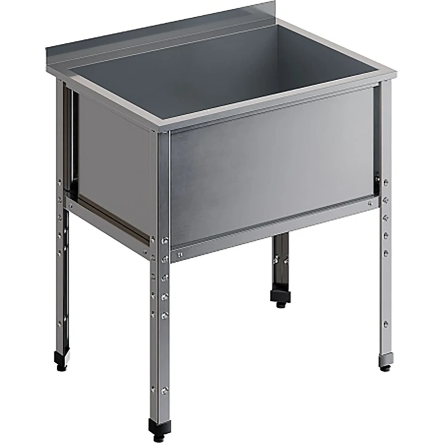 Ванна котломоечная с бортом ВМСК-1/15/8-Б-ЭН