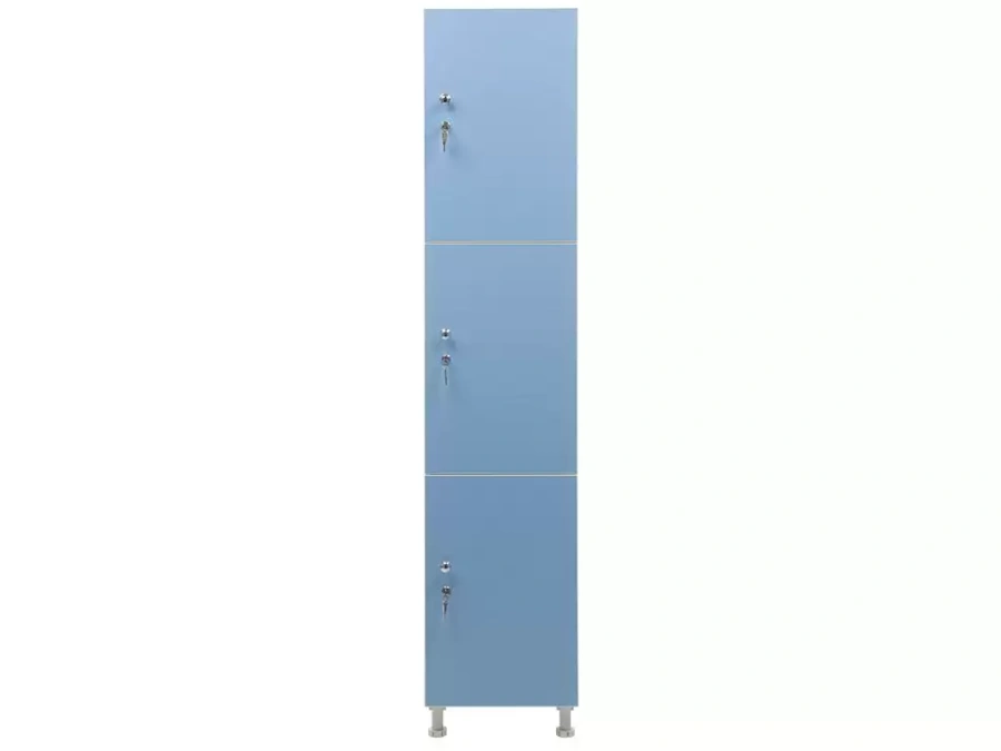 Шкаф для раздевалок WL 13-40 голубой/белый