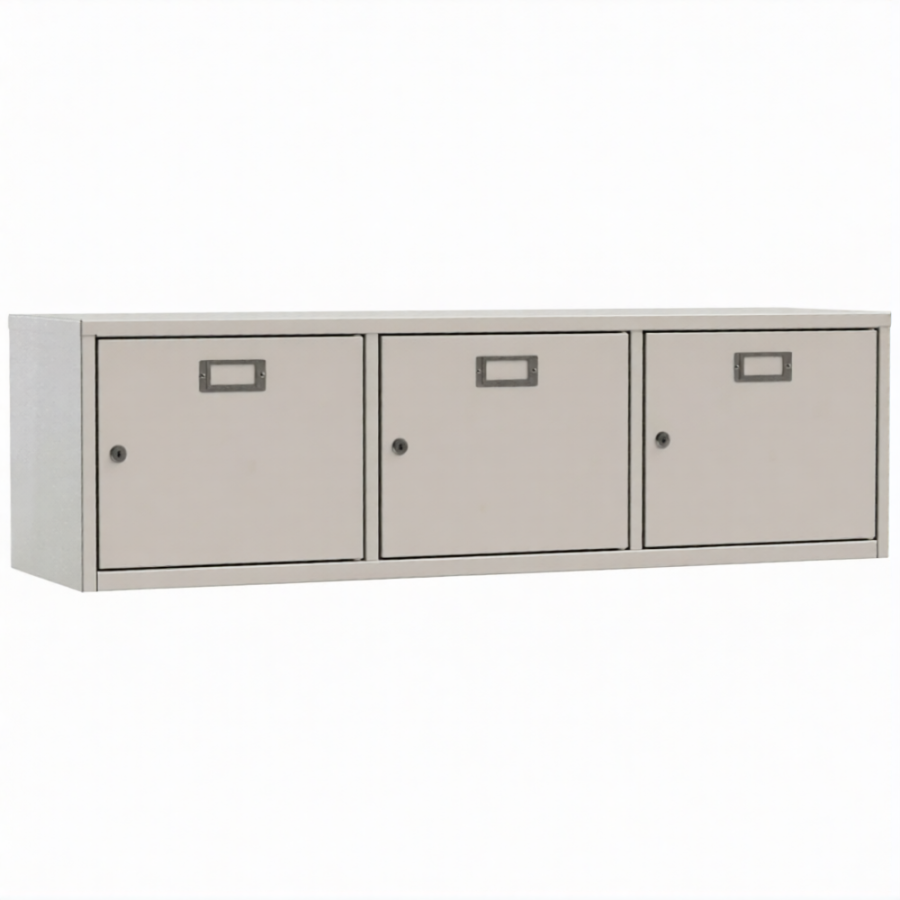 Шкаф для касок 3 ячейки (1 секция по 3 ячейки)