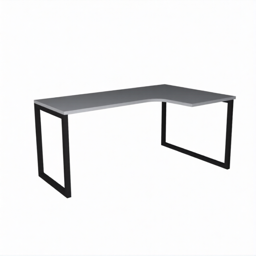 Офисный стол эргономичный с О-опорами (эконом)