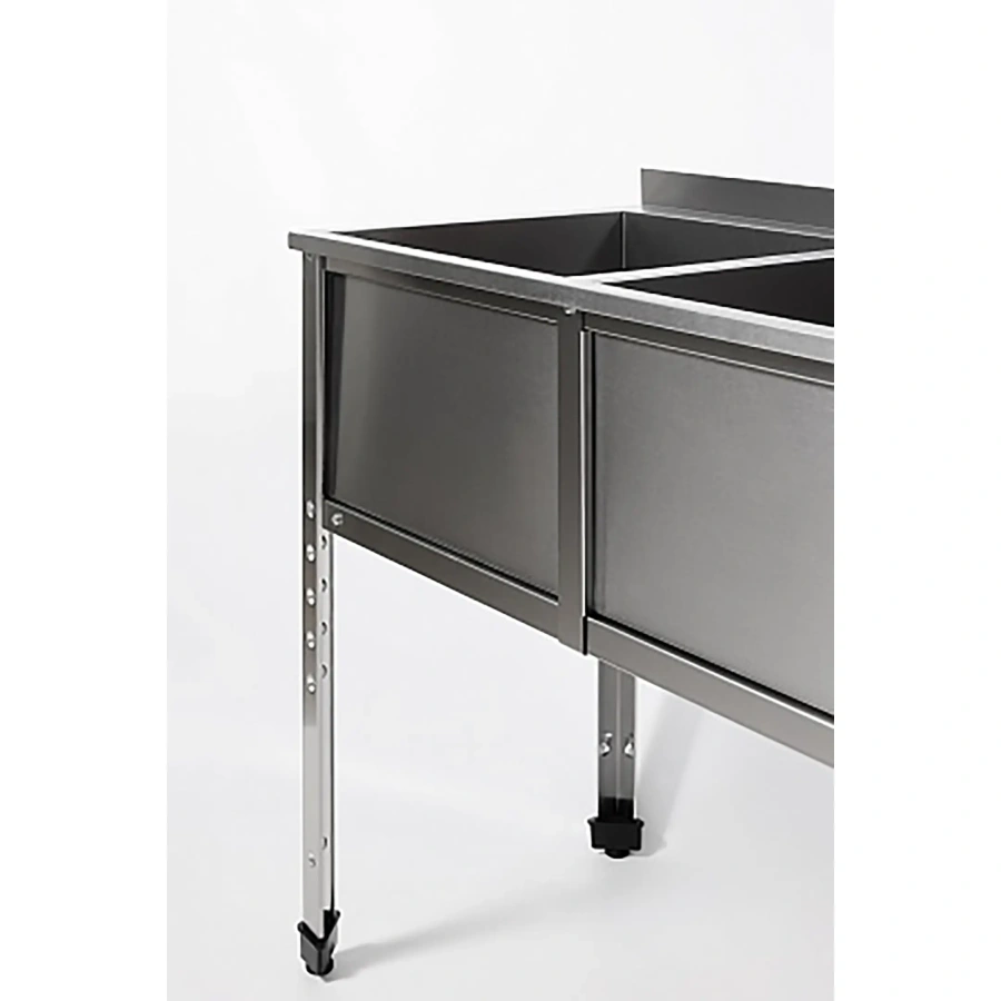 Ванна моечная трехсекционная с бортом ВМС-3/5-Б-ЭН