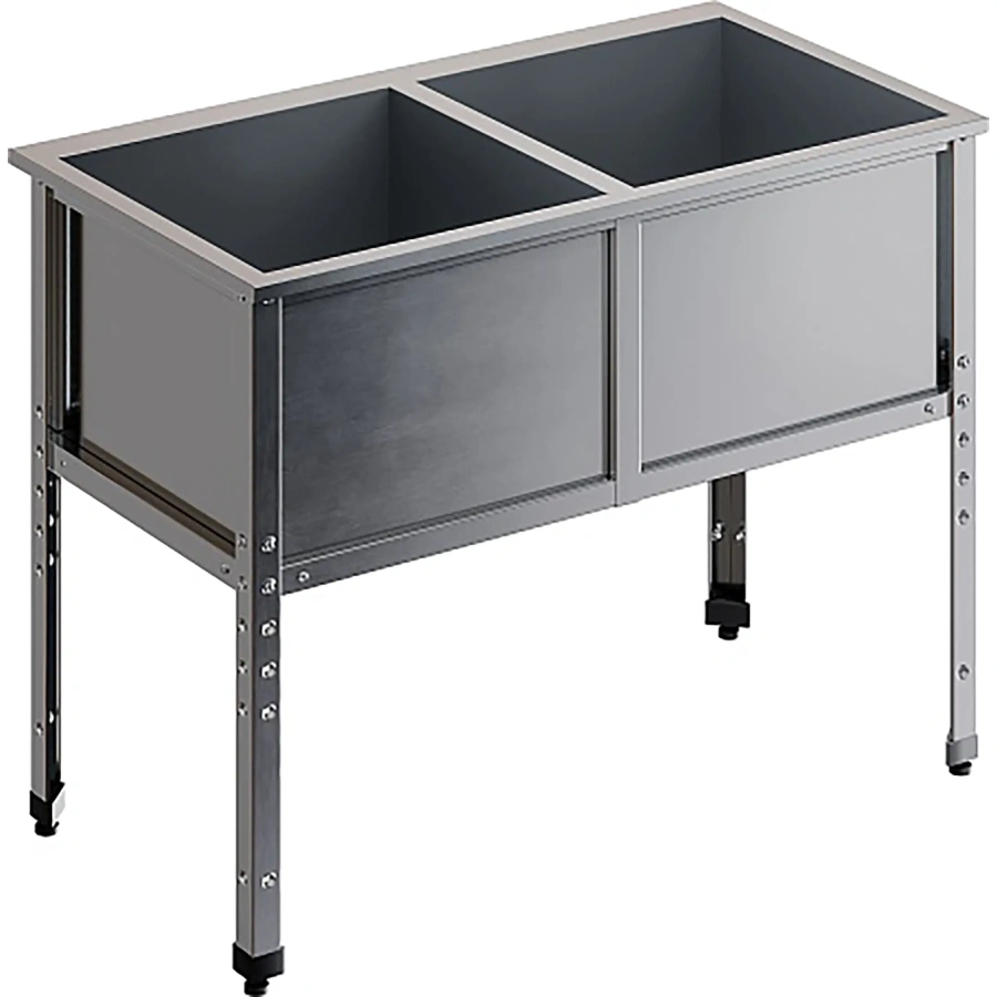 Ванна моечная двухсекционная ВМС-2/5-ЭЦ